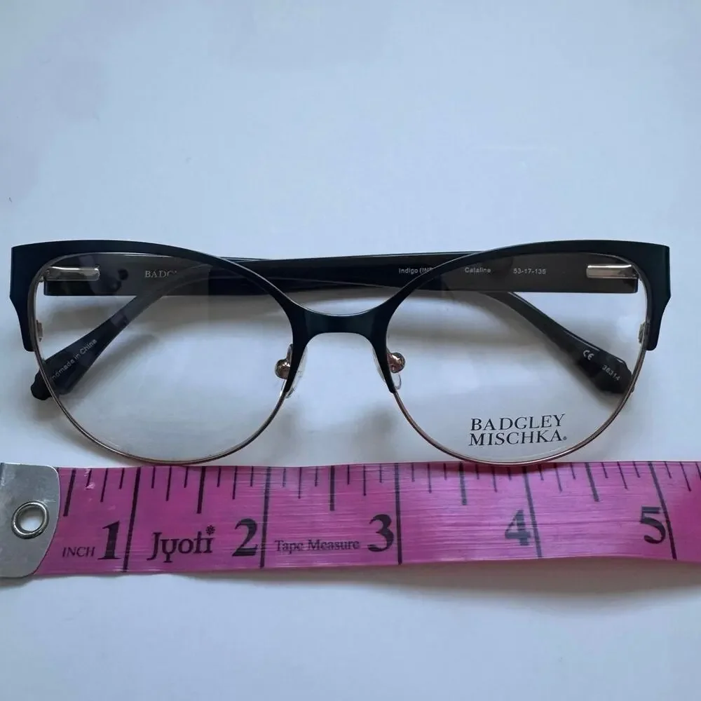 Badgley Mischka Cataline cat eye Eyeglasses indigo